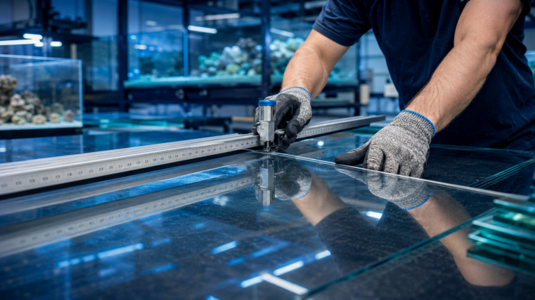 Leia mais sobre o artigo Cortar vidro com régua T faz toda a diferença na fabricação do aquário