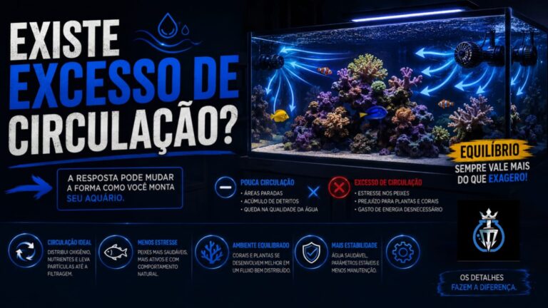 Leia mais sobre o artigo Existe excesso de circulação no aquário? Sim. E ele pode ser tão prejudicial quanto a falta dela.